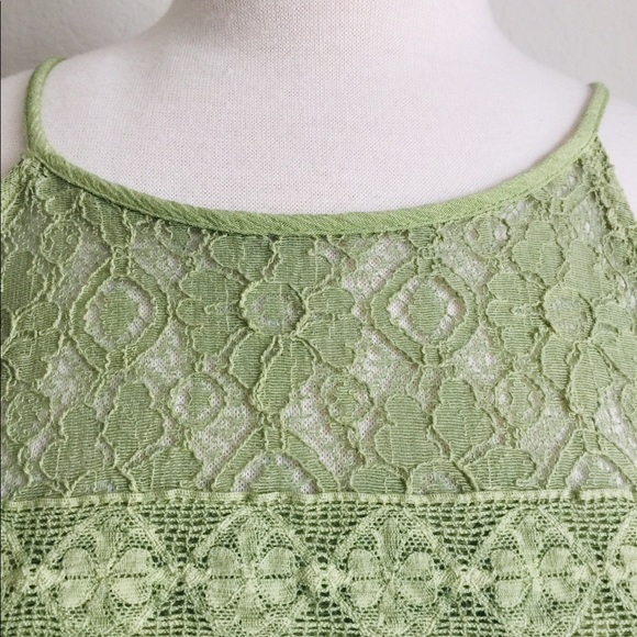 Laced Green Ombré Dress/Tunic - Picture 8 of 8